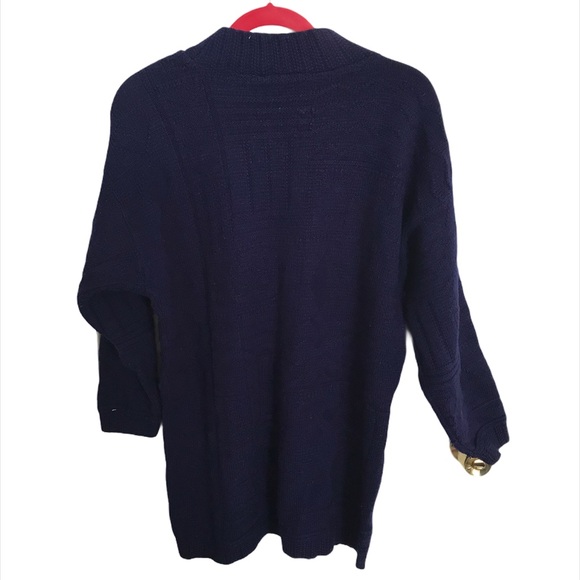 Small Blue Vintage Knit Sweater by Basic Editions - Picture 5 of 5
